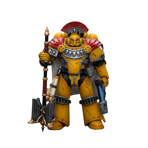LEBOO Joytoy Warhammer Imperial Fists Legion Chaplain Consul 40k Collectible Model Gifts von LEBOO