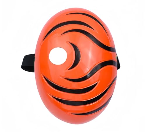 LEDABAO Cosplay Obito Tobi Anime Maske Halloween Party Maske (orange) von LEDABAO