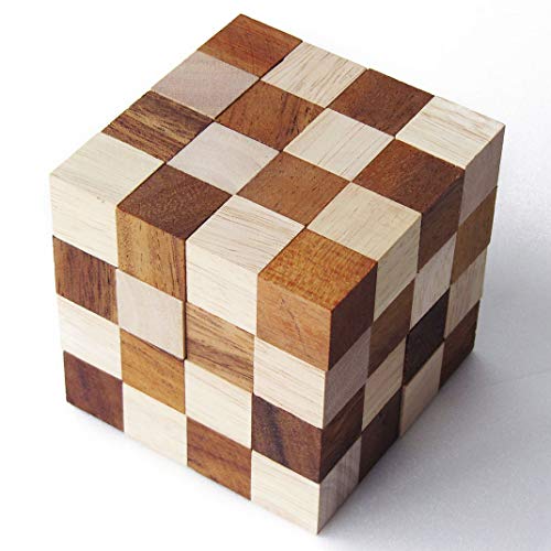 Böser Würfel 4x4 Set für Kopfbruch ab 12 Jahren, Schwierigkeitsgrad 6/6. Aus Massivholz nach CE-Normen. Marke Le Délirant. Lösung mit Illustrationen im Lieferumfang enthalten, entfalten und versuchen Böser Würfel 4x4 Set für Kopfbruch ab 12 Jahren, Schwierigkeitsgrad 6/6. Aus Massivholz nach CE-Normen. Marke Le Délirant. Lösung mit Illustrationen im Lieferumfang enthalten, entfalten und versuchen von LEDELIRANT
