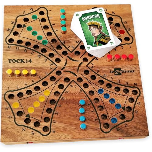 TOC Spiel oder TOCK, 2-4 Spieler, Brettspiel aus umweltfreundlich Massivholz entspricht den CE Normen. Marke Le Délirant. Einfache Aufbewahrung zum Mitnehmen oder auf Reisen. Kleine kanadische Pferde. TOC Spiel oder TOCK, 2-4 Spieler, Brettspiel aus umweltfreundlich Massivholz entspricht den CE Normen. Marke Le Délirant. Einfache Aufbewahrung zum Mitnehmen oder auf Reisen. Kleine kanadische Pferde. von LEDELIRANT