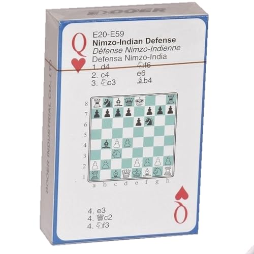 LEDFIE Spiel mit 52 Schachkarten – 52 Speicherkarten der beliebtesten Schacheröffnungen LEDFIE Spiel mit 52 Schachkarten – 52 Speicherkarten der beliebtesten Schacheröffnungen von boutique echecs
