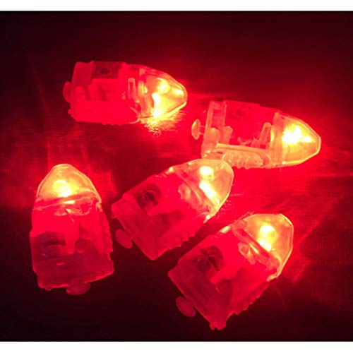 10pcs Superbright ballonlichter Ballon beleuchtet mini led Party Licht led ballons für Papier Laternen (rot Licht) von LEDMOMO