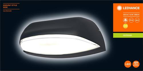 LEDVANCE ENDURA® STYLE WIDE L 4058075214019 LED-Außenwandleuchte Dunkelgrau von LEDVANCE