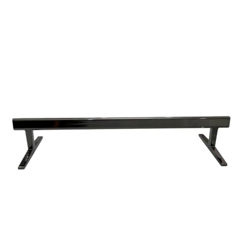 LEEFAI Pro Fingerboard Park Bench Metall Mini Finger Skateboard Rail for Fingerskateboard Ramp and Park, 20,6 x 6,9 x 3,8 cm (schwarz) von LEEFAI