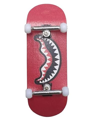 LEEFAI Pro Griffbrett komplett 34 mm x 96 mm Ahornholz 5 Schichten Holz UV-Druck Deck mit professionellen Trucks und Pom CNC Lager Straßenräder von LEEFAI