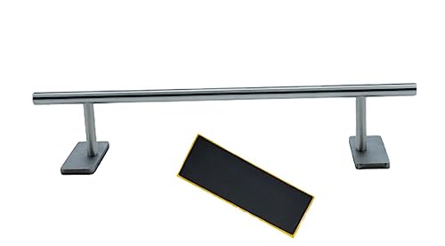 LEEFAI Pro Fingerboard Rail Obstacles Solid Stainless Steel for Fingerboard Park/Ramps/Obscacle-Size 28 * 5.5cm LEEFAI Pro Fingerboard Rail Obstacles Solid Stainless Steel for Fingerboard Park/Ramps/Obscacle-Size 28 * 5.5cm von LEEFAI