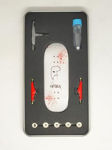 Leefai Pro Fingerboard Set up (Complete) -34 * 96mm 5 plys Handmade Maples Wood Deck -Medium Concave Medium Kick -Update 65d Urethane Wheels-UV Printing Graphic- Op3ra The Bloody Mess Leefai Pro Fingerboard Set up (Complete) -34 * 96mm 5 plys Handmade Maples Wood Deck -Medium Concave Medium Kick -Update 65d Urethane Wheels-UV Printing Graphic- Op3ra The Bloody Mess von LEEFAI