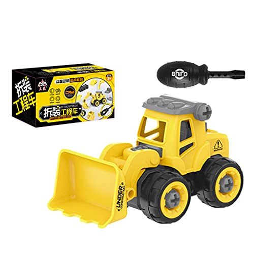 LEEINTO 8 Technische Fahrzeugspielzeuge Aus Kunststoff Bagger Traktor Muldenkipper Modelle Für Kinder Und Jungen Geschenke Spielzeugset Für Technische Fahrzeuge von LEEINTO