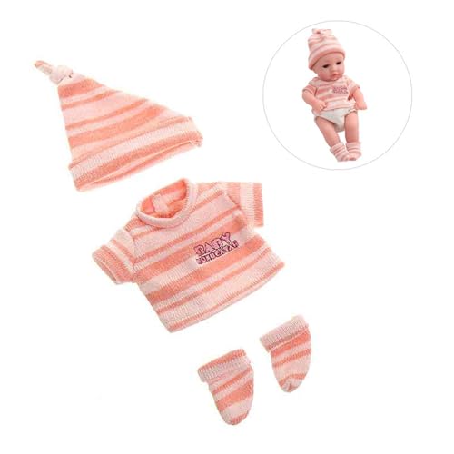 LEEINTO Kleider Up Kleidung Baby Mütze + T Shirt & Kurze Hosen Spielzeug Geeignet Für 30 Cm Realistische Mehrere Farben Können Wählen Kostüm Für 30 Cm Kostüm Für Frauen von LEEINTO
