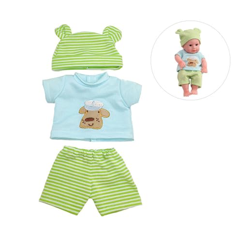 LEEINTO Kleider Up Kleidung Baby Mütze + T Shirt & Kurze Hosen Spielzeug Geeignet Für 30 Cm Realistische Mehrere Farben Können Wählen Kostüm Für 30 Cm Kostüm Für Frauen von LEEINTO