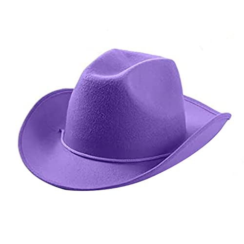 LEELOU Einfache Cowboyhüte Für Frauen Um Einfache Cowgirl Zu Dekorieren von LEELOU