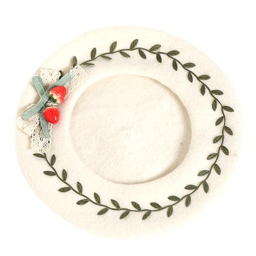 LEELOU Niedlicher Bowknot Elegant Erdbeergrün Blatt Wolle Maler Wild Für Jungen Mädchen Freund Familienfreundin Maler Für Erwachsene Frauen Frauen Weiße Kleinkind Brown Kostüm Kost LEELOU Niedlicher Bowknot Elegant Erdbeergrün Blatt Wolle Maler Wild Für Jungen Mädchen Freund Familienfreundin Maler Für Erwachsene Frauen Frauen Weiße Kleinkind Brown Kostüm Kost von LEELOU