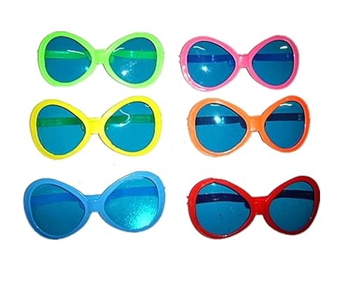 6 große große Brillen, groß, lustige Sonnenbrille, Partyzubehör für Kinder, Erwachsene, Festival, Urlaub, Party, Gastgeschenke, Fotoautomaten-Requisiten 6 große große Brillen, groß, lustige Sonnenbrille, Partyzubehör für Kinder, Erwachsene, Festival, Urlaub, Party, Gastgeschenke, Fotoautomaten-Requisiten von LEEMASING