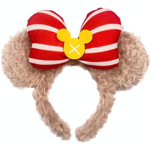 LEEMASING Tier-Zubehör, Party-Kopfbedeckung, Haarreif, Fisch, Hai, Dinosaurier, Karotte, Krabbe, Cartoon-Stirnband für Cosplay, Halloween-Kostüm (Maus) von LEEMASING