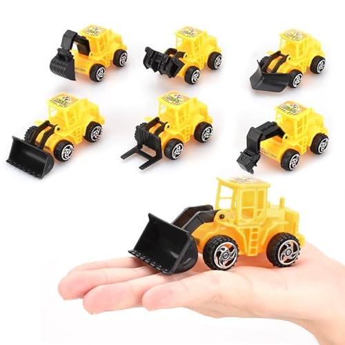 Mini-Bagger-Spielzeug für Jungen, Kinder-Partyzubehör, 6 Stück von LEEMASING