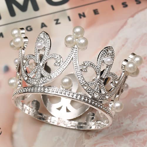 Mini-Krone, Torte, Topper, Diadem, kleine Cupcakes, Krone, für Babyparty, Geburtstag, Hochzeit, Weihnachten, Prinzessin, Thema, Party, Dekoration für Neugeborene, Foto (Silber) Mini-Krone, Torte, Topper, Diadem, kleine Cupcakes, Krone, für Babyparty, Geburtstag, Hochzeit, Weihnachten, Prinzessin, Thema, Party, Dekoration für Neugeborene, Foto (Silber) von LEEMASING