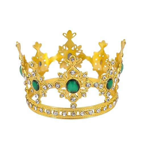 Vintage-Kronen-Kuchenaufsatz, Königin, Prinzessin, Kuchendekoration, Foto-Party, Baby-Dekoration für Babyparty, Geburtstag, Hochzeit, Weihnachten, Themen-Dekorationen, Neugeborenen-Requisite (Gold mit Vintage-Kronen-Kuchenaufsatz, Königin, Prinzessin, Kuchendekoration, Foto-Party, Baby-Dekoration für Babyparty, Geburtstag, Hochzeit, Weihnachten, Themen-Dekorationen, Neugeborenen-Requisite (Gold mit von LEEMASING