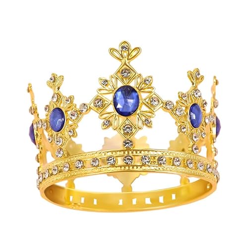 Vintage-Kronen-Kuchenaufsatz, Königin, Prinzessin, Kuchendekoration, Foto-Party, Baby-Dekoration für Babyparty, Geburtstag, Hochzeit, Weihnachten, Themen-Dekorationen, Neugeborenen-Requisite (Gold mit Vintage-Kronen-Kuchenaufsatz, Königin, Prinzessin, Kuchendekoration, Foto-Party, Baby-Dekoration für Babyparty, Geburtstag, Hochzeit, Weihnachten, Themen-Dekorationen, Neugeborenen-Requisite (Gold mit von LEEMASING