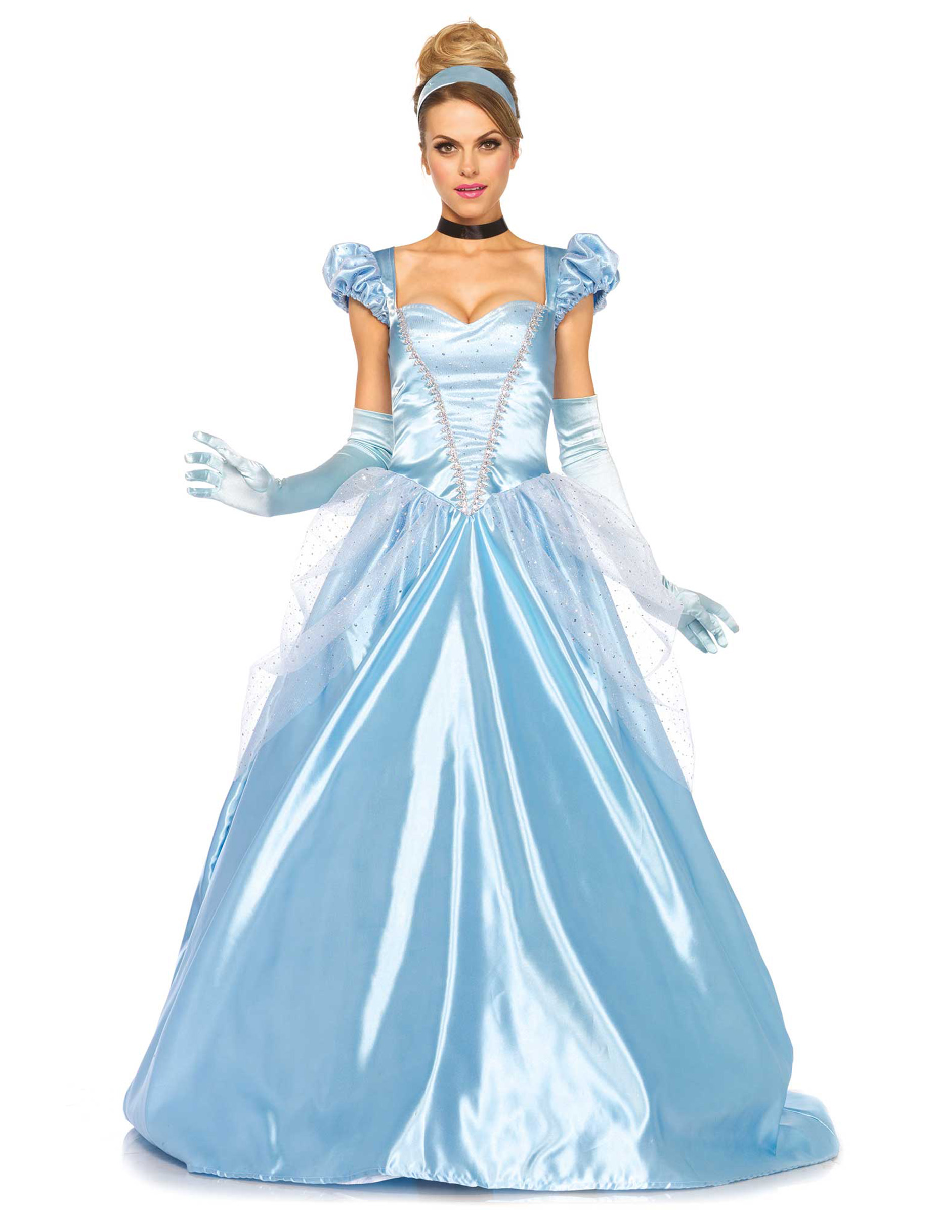 Bezaubernde Märchen-Prinzessin Damenkostüm Königin hellblau Bezaubernde Märchen-Prinzessin Damenkostüm Königin hellblau von LEG-AVENUE
