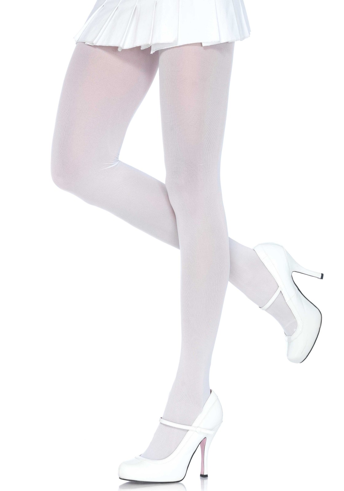 Blickdichte Strumpfhose Kostümaccessoire in Übergröße 70 DEN weiss Blickdichte Strumpfhose Kostümaccessoire in Übergröße 70 DEN weiss von LEG-AVENUE