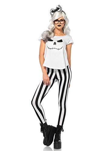 LEG AVENUE 85627 - Hipster Skeleton Damen Kostüm, Größe S von LEG AVENUE