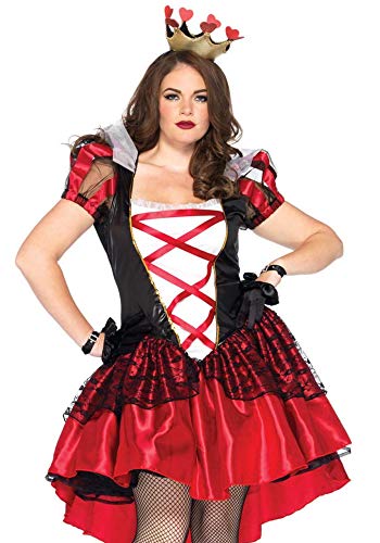 Leg Avenue 86166X Fairytales Kostüm, Unisex – Erwachsene, Black & red, 3XL von LEG AVENUE