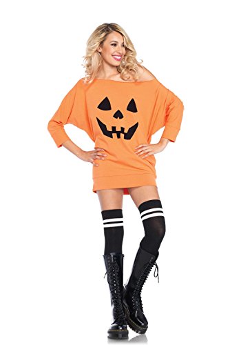 LEG AVENUE 86655 - Jersey Kürbis schulterfrei Tunika kleid, Damen Fasching, S/M, orange LEG AVENUE 86655 - Jersey Kürbis schulterfrei Tunika kleid, Damen Fasching, S/M, orange von LEG AVENUE