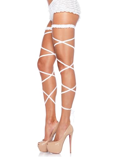 LEG AVENUE 9142 - Elastischer Halterlose Wickel Strümpfe, Einheitsgröße, weiß LEG AVENUE 9142 - Elastischer Halterlose Wickel Strümpfe, Einheitsgröße, weiß von LEG AVENUE