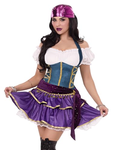 Leg Avenue 2-teiliges Tarotkarten-Kostüm für Damen, Mehrfarbig, XL von LEG AVENUE