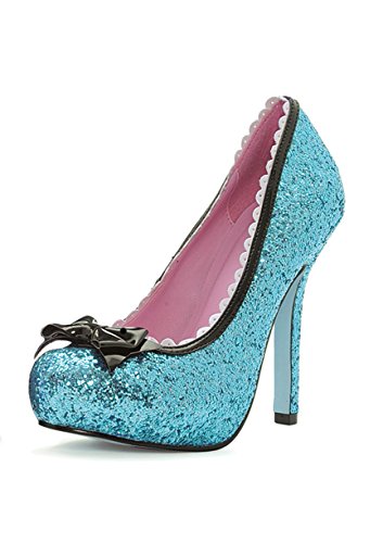 Leg Avenue 5001 - Princess 5 Zoll Glitzer Pump Schuh, Größe 10, blau Leg Avenue 5001 - Princess 5 Zoll Glitzer Pump Schuh, Größe 10, blau von LEG AVENUE