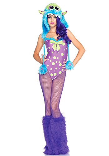 Leg Avenue 85017 - Flirty Gerty Kostüm, Größe M, lila von LEG AVENUE