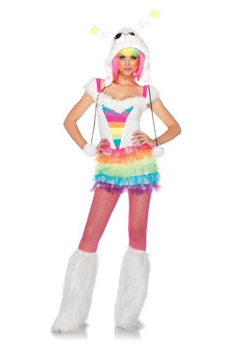 Leg Avenue 85095 - Sterne Glitzer Monster Kostüm, Größe M/L, Multicolor von LEG AVENUE