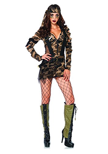 Leg Avenue 85187 - Kampf-Babe Kostüm Set, 3-teilig, Größe M/L, camo Leg Avenue 85187 - Kampf-Babe Kostüm Set, 3-teilig, Größe M/L, camo von LEG AVENUE