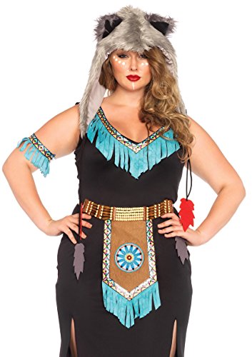 Leg Avenue 85385X - Wolf Warrior Damen kostüm , Größe 1X-2X ( EUR 44-46) von LEG AVENUE