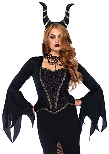 Leg Avenue 8553504001 85535-2Tl Set Böse Zauberin, Schwarz, Damen Witch/Wizard Fasching Kostüm, Größe: XL (EUR 44-46) von LEG AVENUE