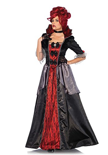 Leg Avenue 85551 2 teilig-Set Blood Countess, Damen Karneval Kostüm Fasching, S, schwarz/rot von LEG AVENUE