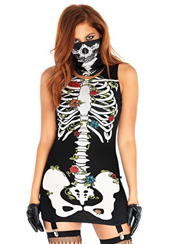 Leg Avenue 86661 Halloween Costume Kostüme, Damen, Black, White, M/L Leg Avenue 86661 Halloween Costume Kostüme, Damen, Black, White, M/L von LEG AVENUE