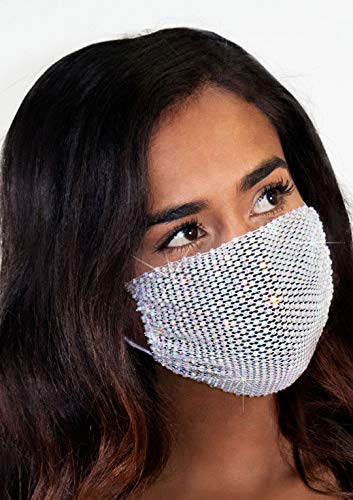 Leg Avenue Harlow Rhinestone Maske White One Size Leg Avenue Harlow Rhinestone Maske White One Size von LEG AVENUE
