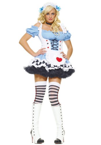 Leg Avenue Miss Wonderland Kostüm 2-teilig, 1 Stück von LEG AVENUE