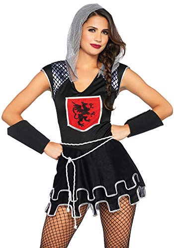 LegAvenue W40012 Kostüm, Damen, Black, Silver, S LegAvenue W40012 Kostüm, Damen, Black, Silver, S von LEG AVENUE