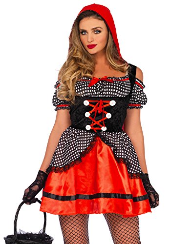 LegAvenue W50395 Kostüm, Damen, Black, Red, M/L LegAvenue W50395 Kostüm, Damen, Black, Red, M/L von LEG AVENUE