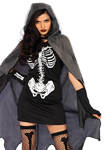 LegAvenue W50397 Kostüm, Damen, Black, White, M/L LegAvenue W50397 Kostüm, Damen, Black, White, M/L von LEG AVENUE