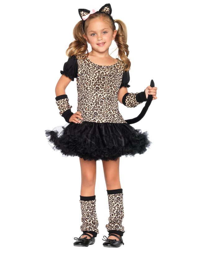 Süsser Leopard Kinderkostüm Wildkatze schwarz-braun Süsser Leopard Kinderkostüm Wildkatze schwarz-braun von LEG-AVENUE