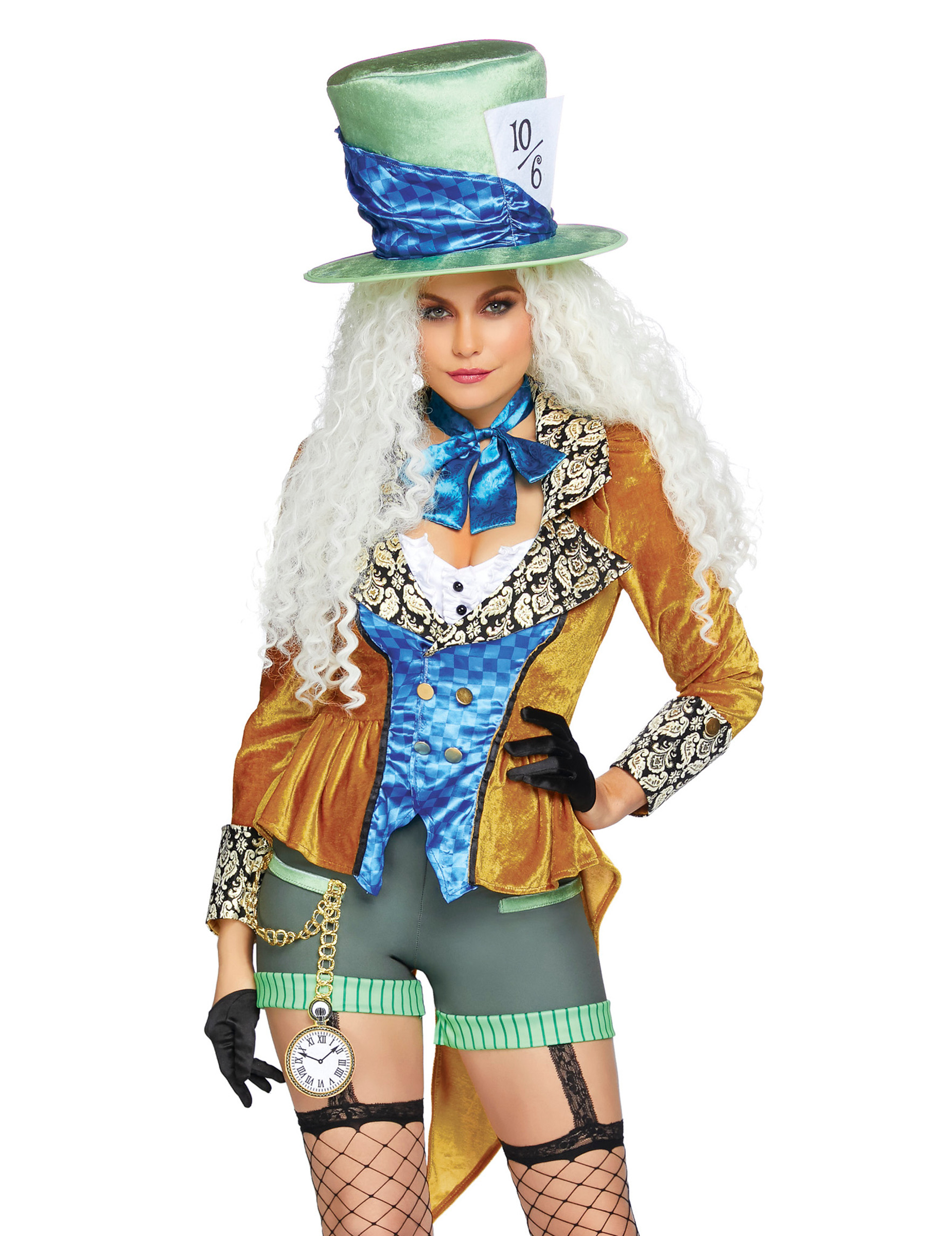 Verrückte Hutmacherin Damenkostüm Faschingskostüm bunt Verrückte Hutmacherin Damenkostüm Faschingskostüm bunt von LEG-AVENUE