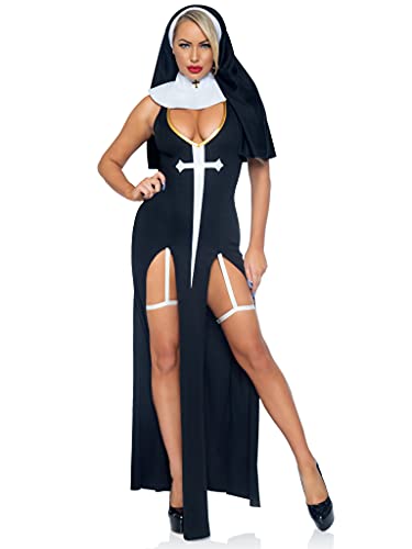 scala Sultry Sinner Costumes Black, White M von LEG AVENUE