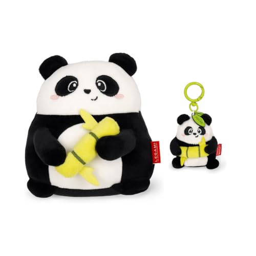 LEGAMI – Super Soft Plush im Panda Design Kuschelig. Persönlich. Zum Verlieben – mit passendem Super-Soft-Schlüsselanhänger. von LEGAMI