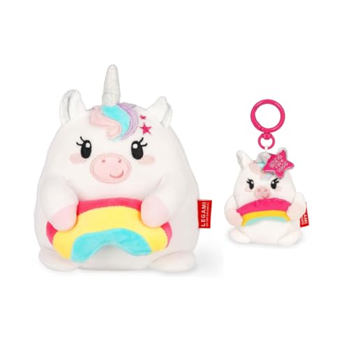 LEGAMI – Super Soft Plush im Unicorn Design Kuschelig. Persönlich. Zum Verlieben – mit passendem Super-Soft-Schlüsselanhänger. von LEGAMI
