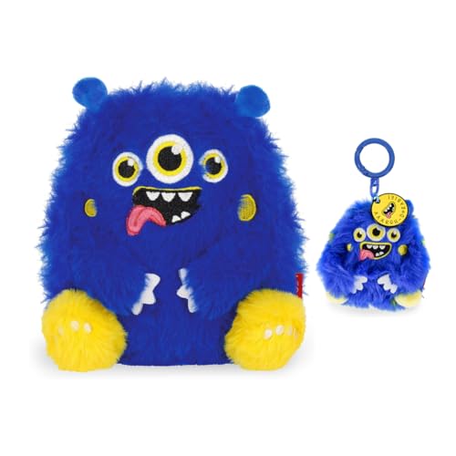 LEGAMI - Superweicher Plüsch, Monsterthema, Minigröße, mit anpassbarer ID-Karte, freistehend, 14x15x12 cm, Plüsch-Schlüsselanhänger, Anhänger mit eingravierter Botschaft und Karabinerhaken 7x11 cm LEGAMI - Superweicher Plüsch, Monsterthema, Minigröße, mit anpassbarer ID-Karte, freistehend, 14x15x12 cm, Plüsch-Schlüsselanhänger, Anhänger mit eingravierter Botschaft und Karabinerhaken 7x11 cm von LEGAMI