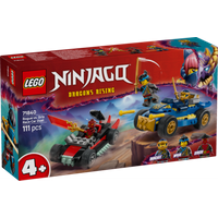 LEGO® NINJAGO 71840 Action-Autorennen: Rogue vs. Drix von LEGO® 4+