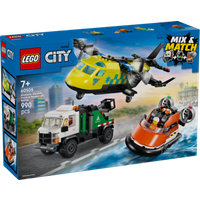 LEGO® City 60505 Kombinationsset mit Flugzeug, Wartungsfahrzeug und Luftkissenboot von LEGO® CITY
